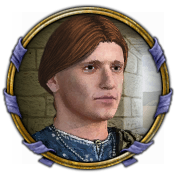 Adalbert, a twenty nine year old frankish man,  a  king under a feudal government